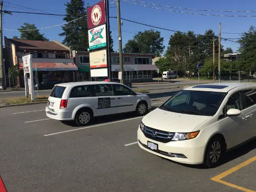 Washington grill parking lot